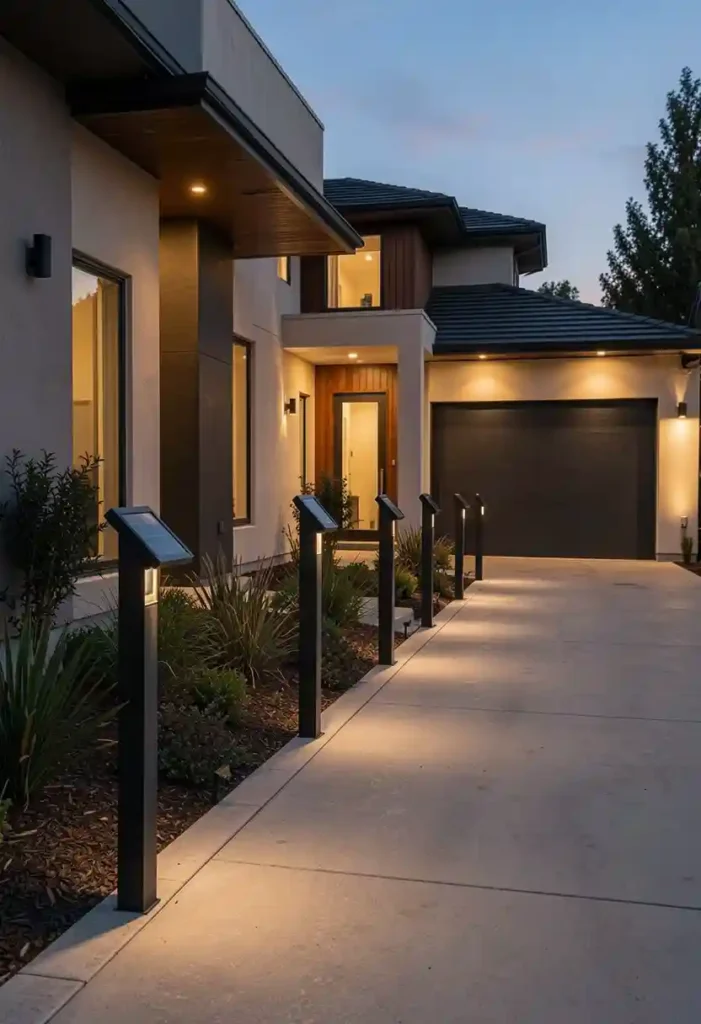 Solar Bollard Lights for Modern Appeal