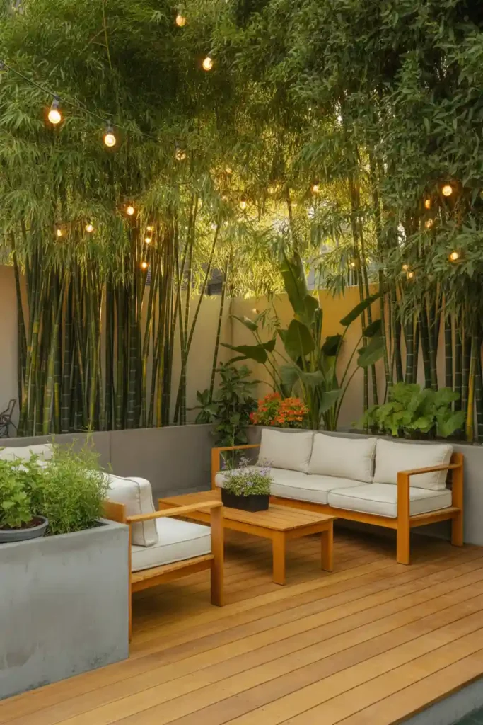 Use Large Planters for Privacy