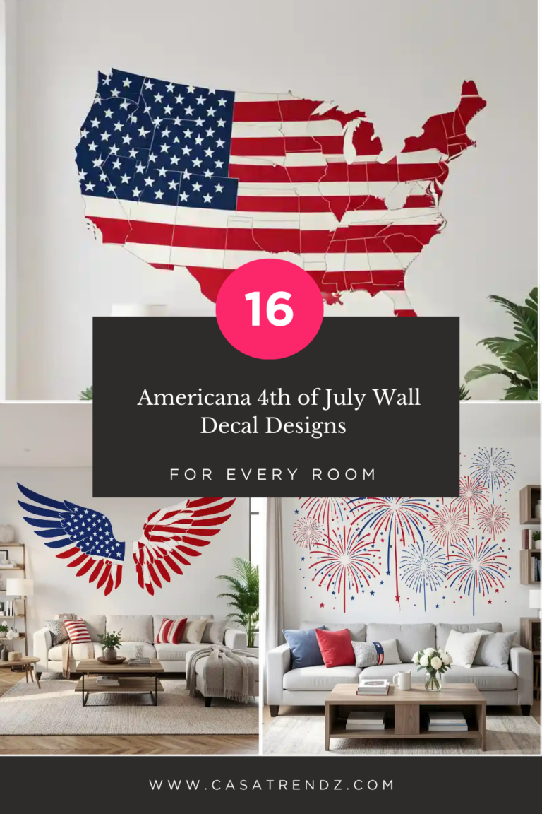 Americana 4th of July Wall Decal Designs