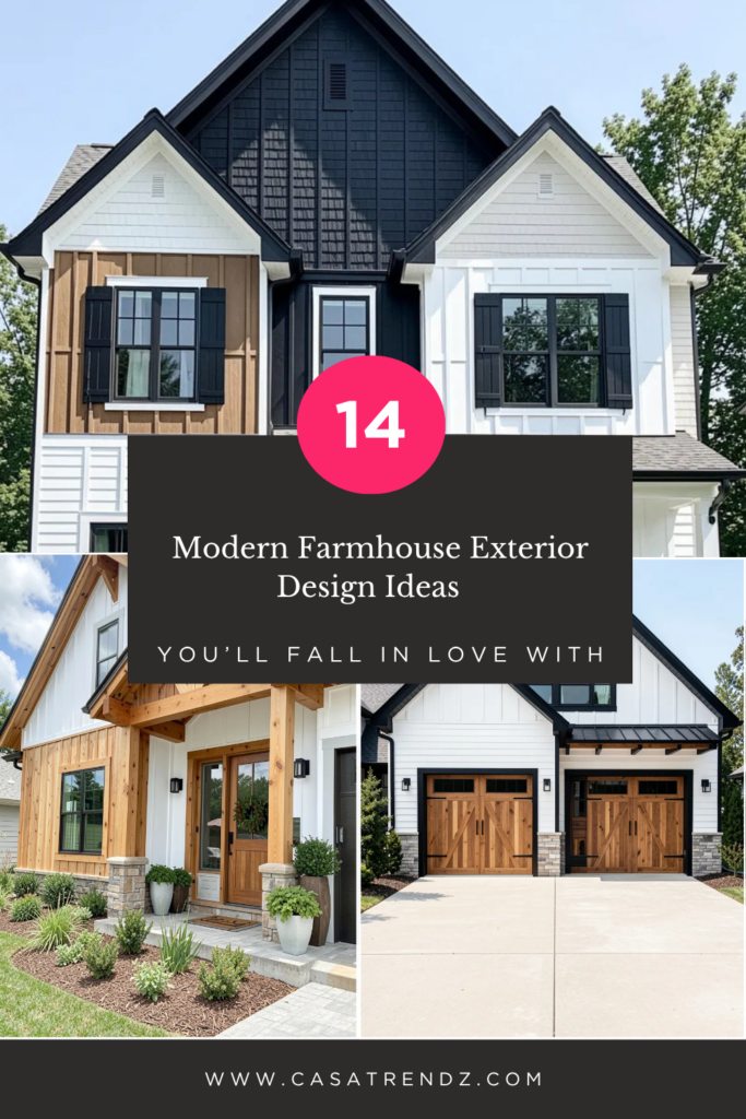 14 Modern Farmhouse Exterior Design Ideas You’ll Fall in Love With ...