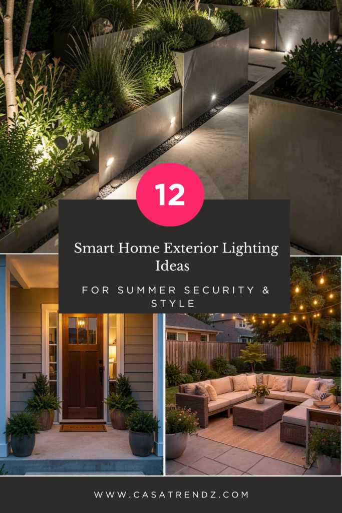 12 Smart Home Exterior Lighting Ideas for Summer Security & Style Smart ...