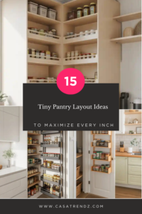 Tiny Pantry Layout Ideas