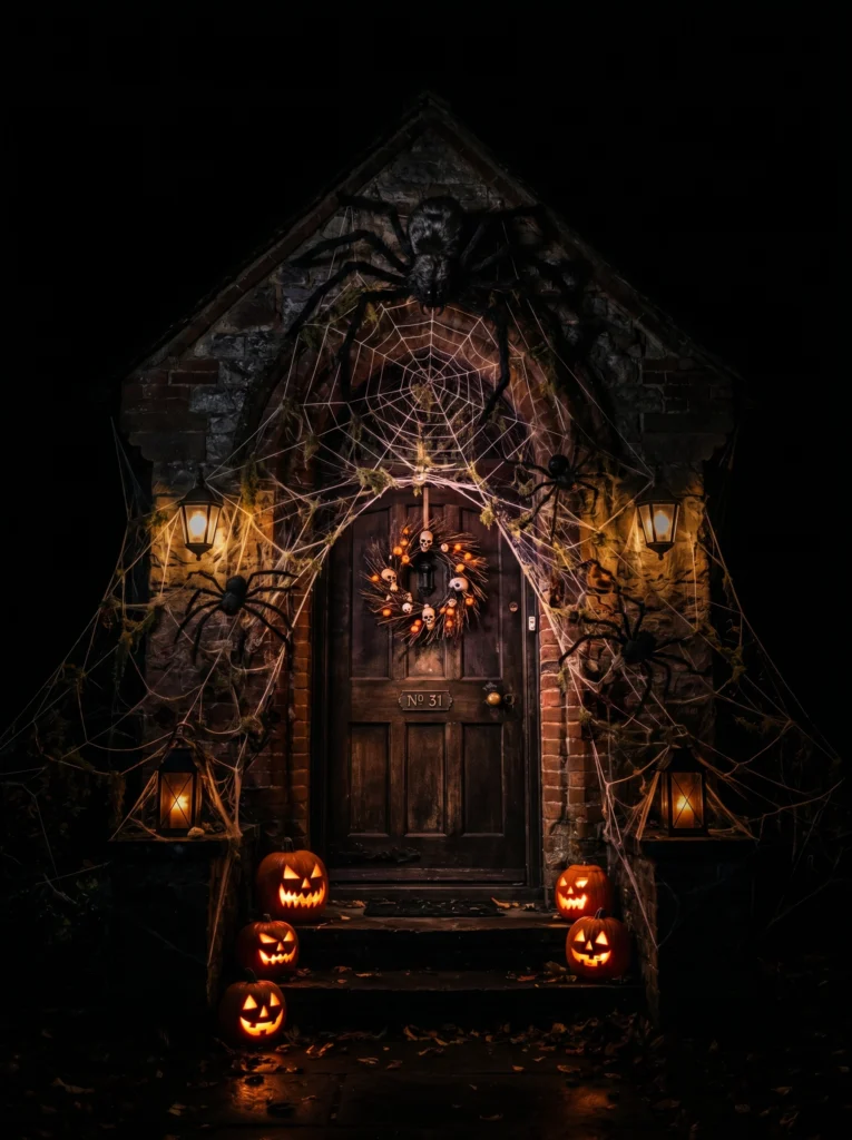  Classic Spooky Spider Door