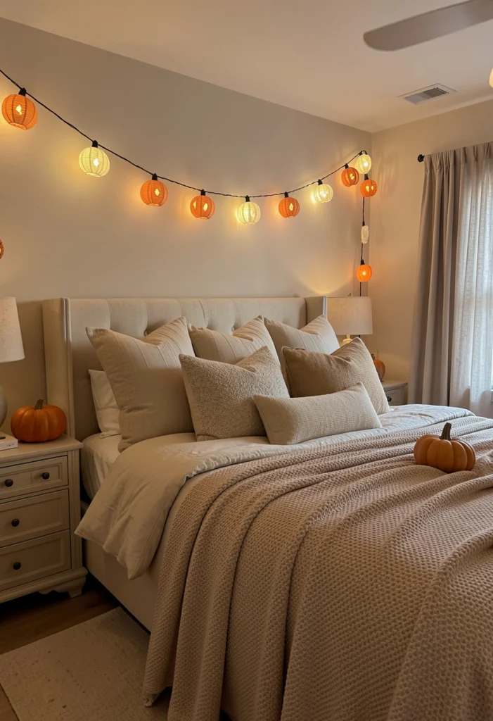  Cozy Pumpkin String Lights