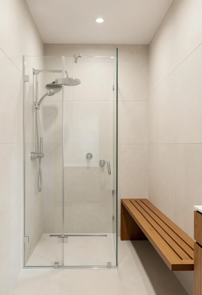 Frameless Glass Walk-In Shower
