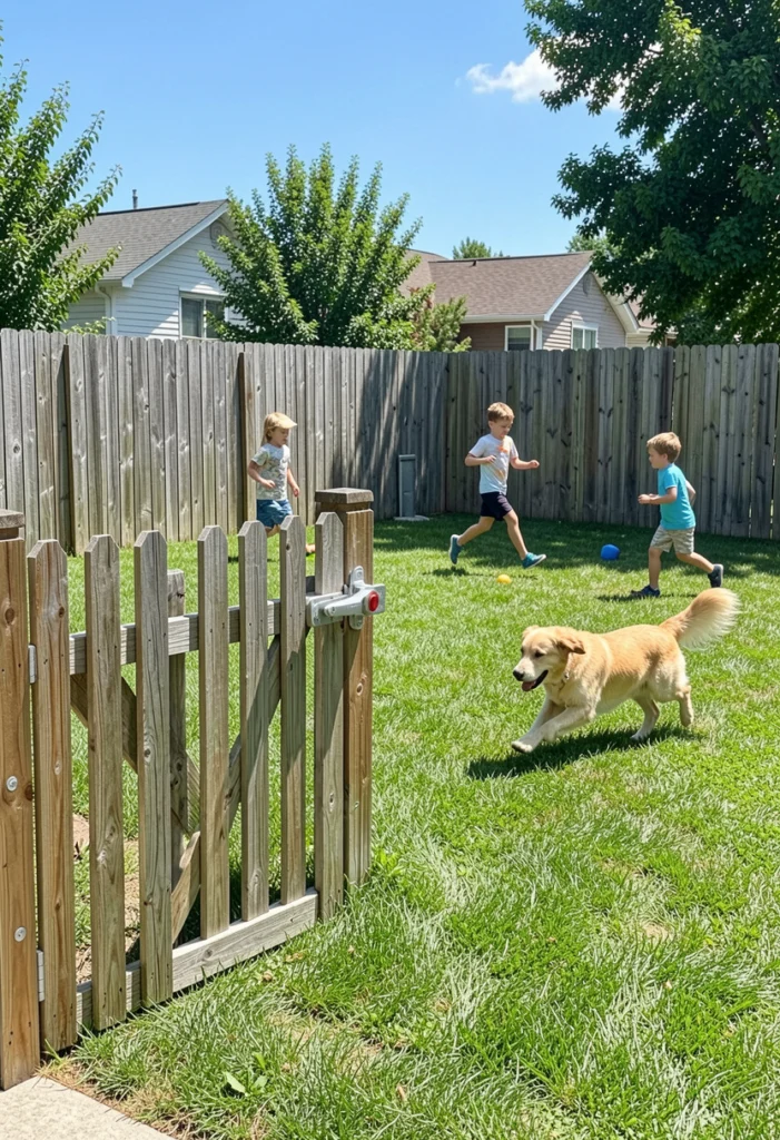 Install Secure Fencing Around the Yard
