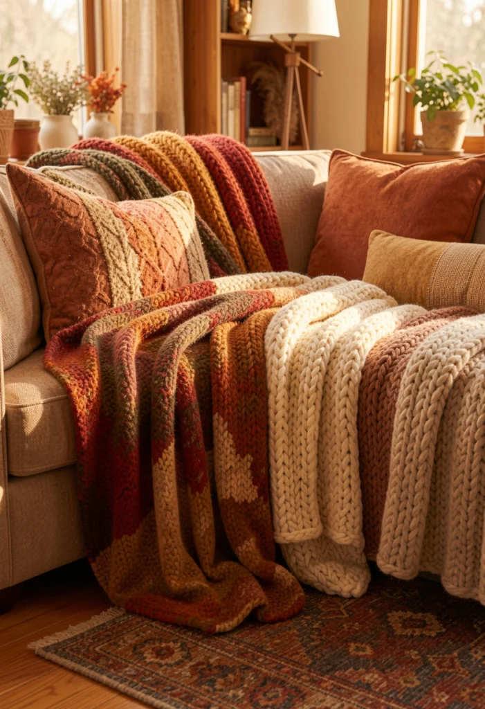 Layer Warm Throw Blankets