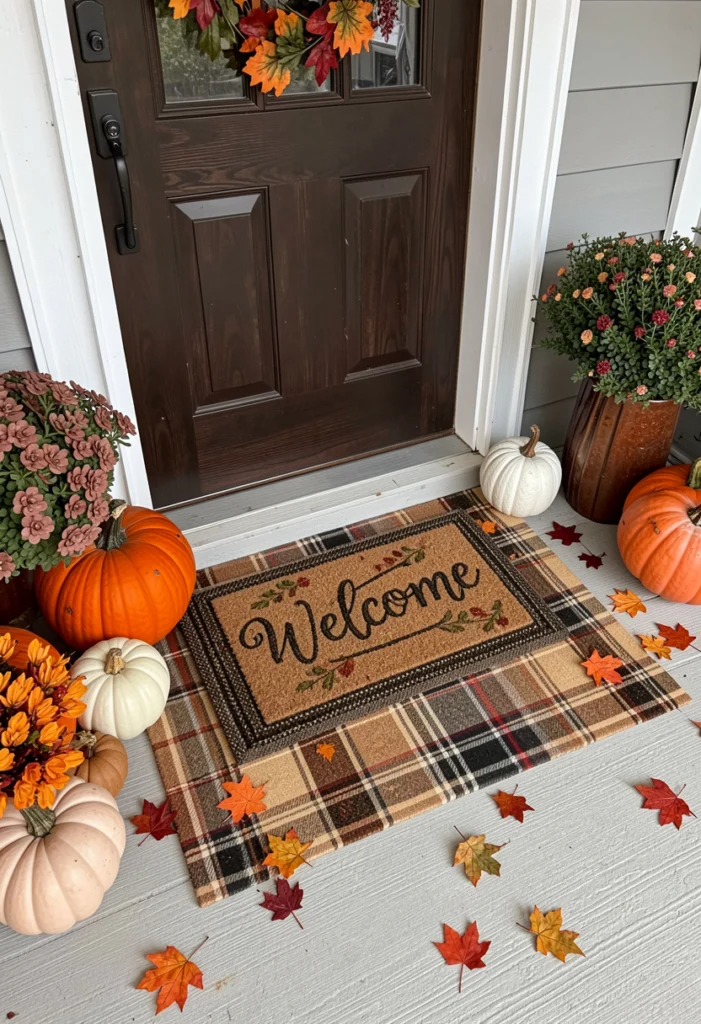 Layered Doormats for Instant Charm