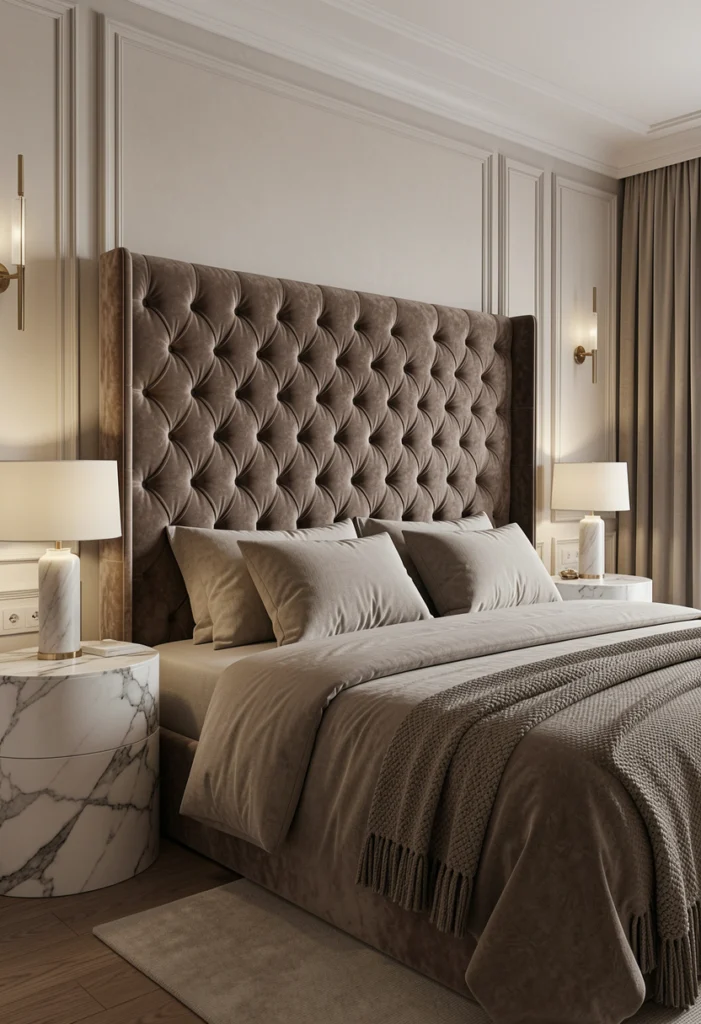 Statement Upholstered Headboard