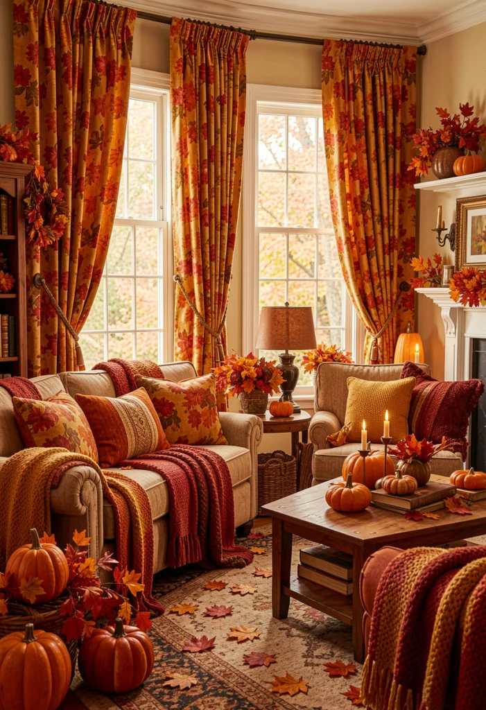 Add Warm Curtains or Drapes