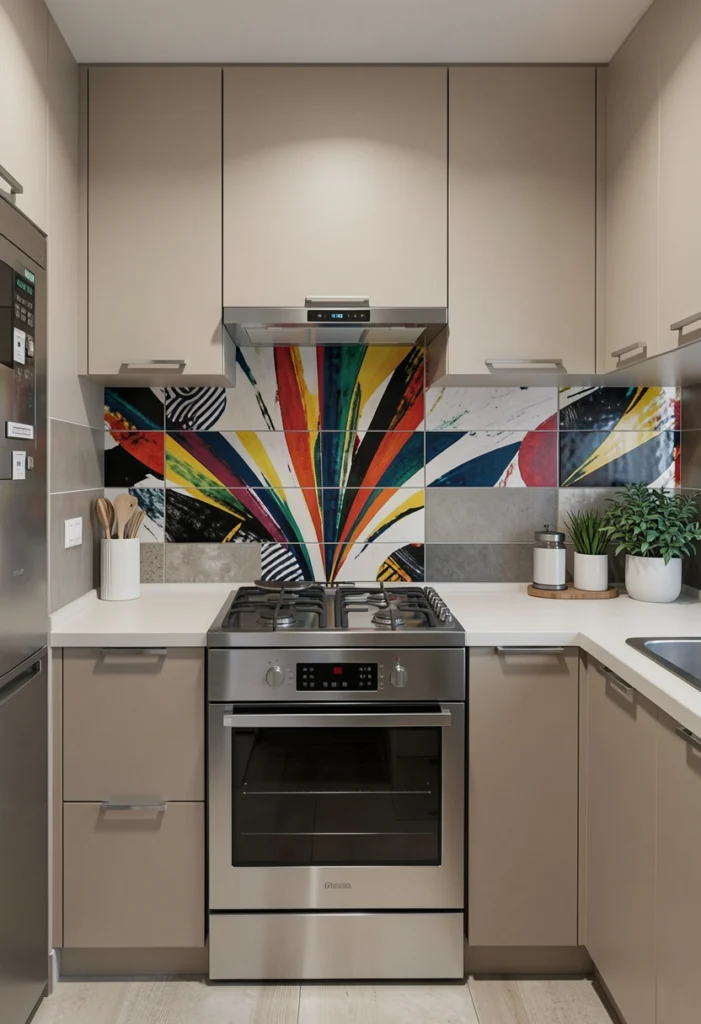 Bold Backsplash for Personality