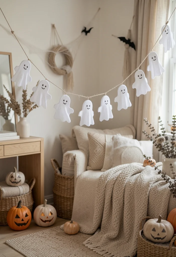  DIY Ghost String Garland
