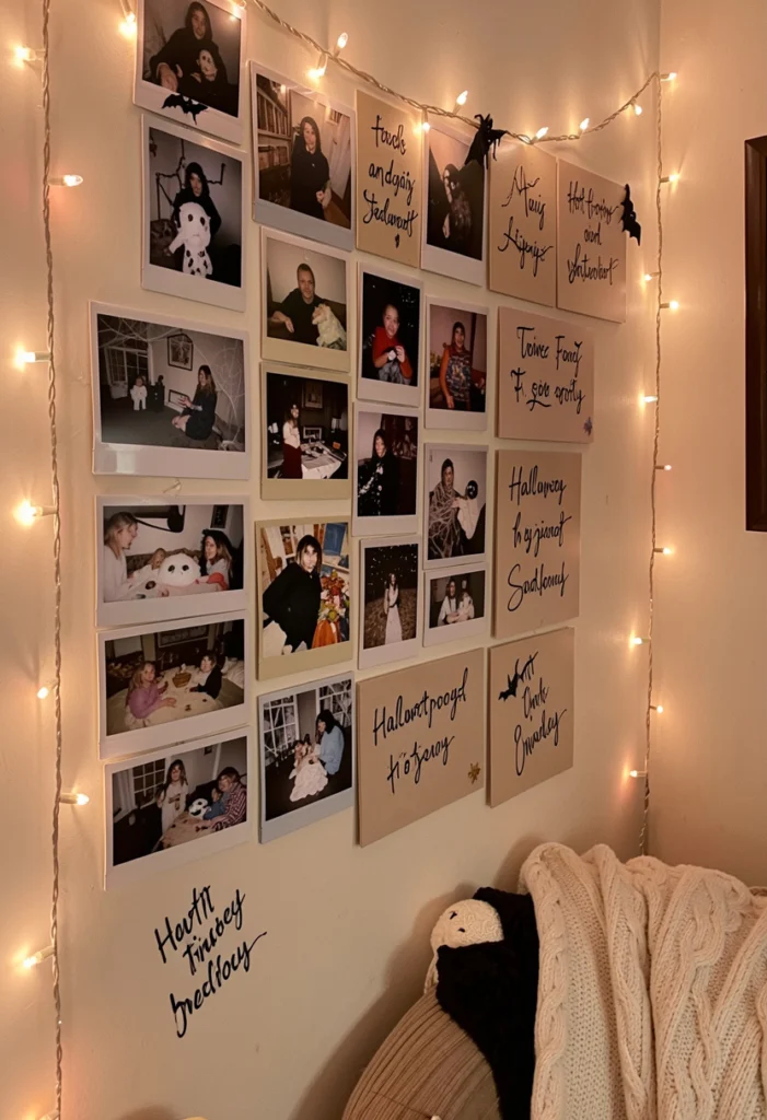 Halloween Photo Wall Collage