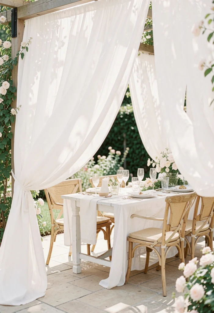  Use Breezy Curtains for a Relaxed Feel