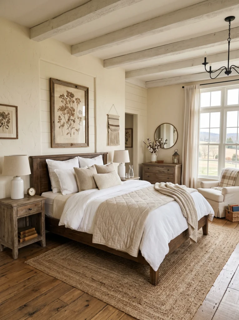 Beige and White Contrast