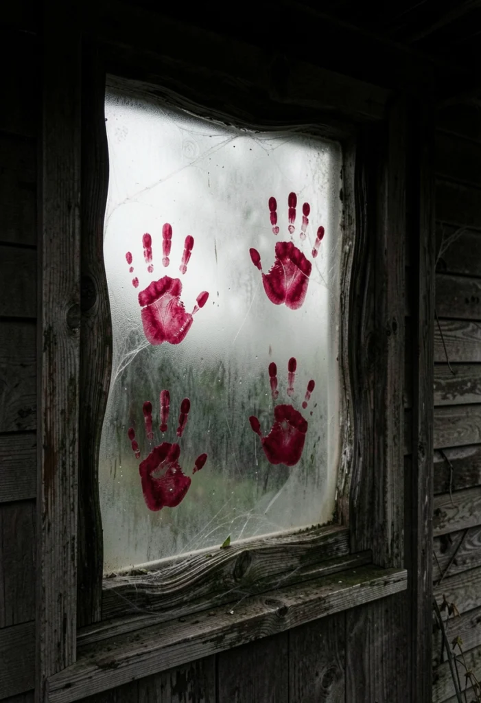 Bloody Handprint Windows