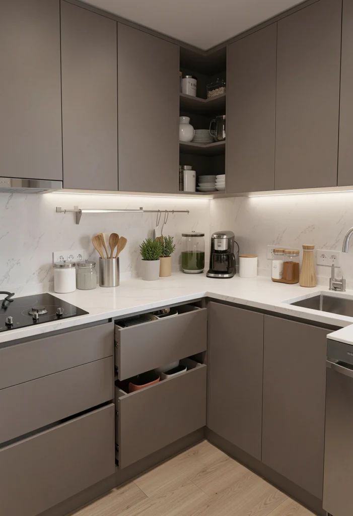 Hidden Storage for a Clutter-Free Look