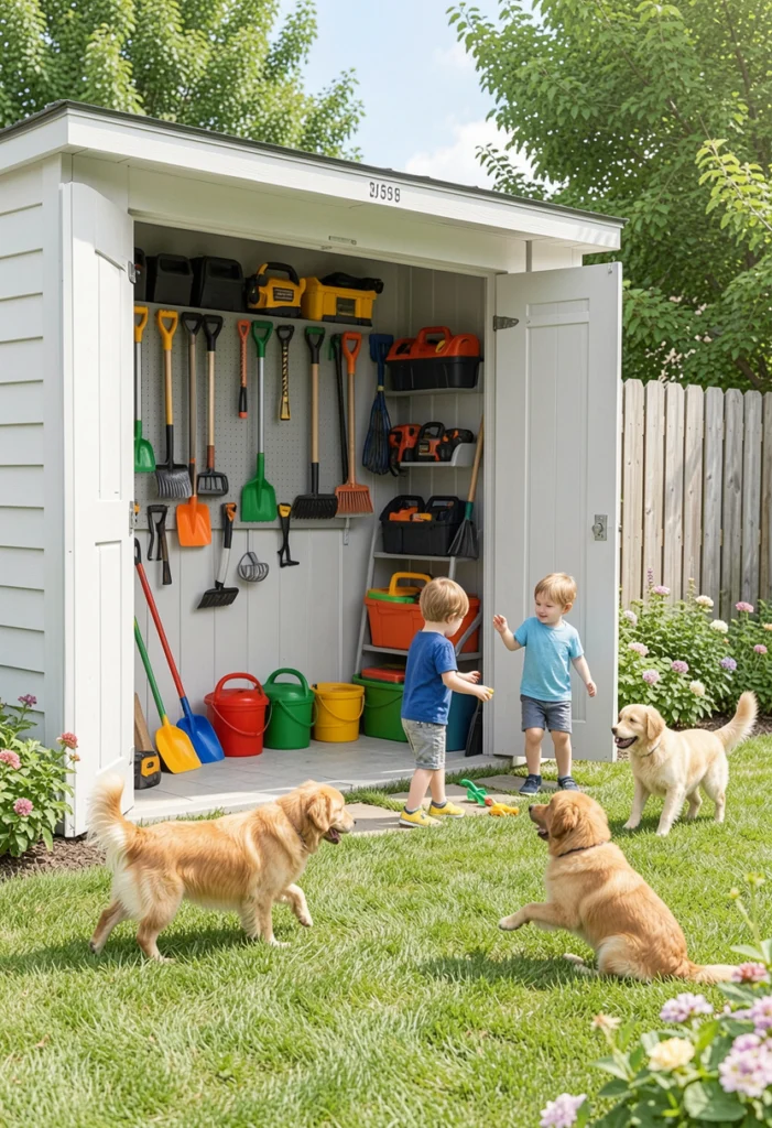 Keep Tools and Sharp Objects Stored
