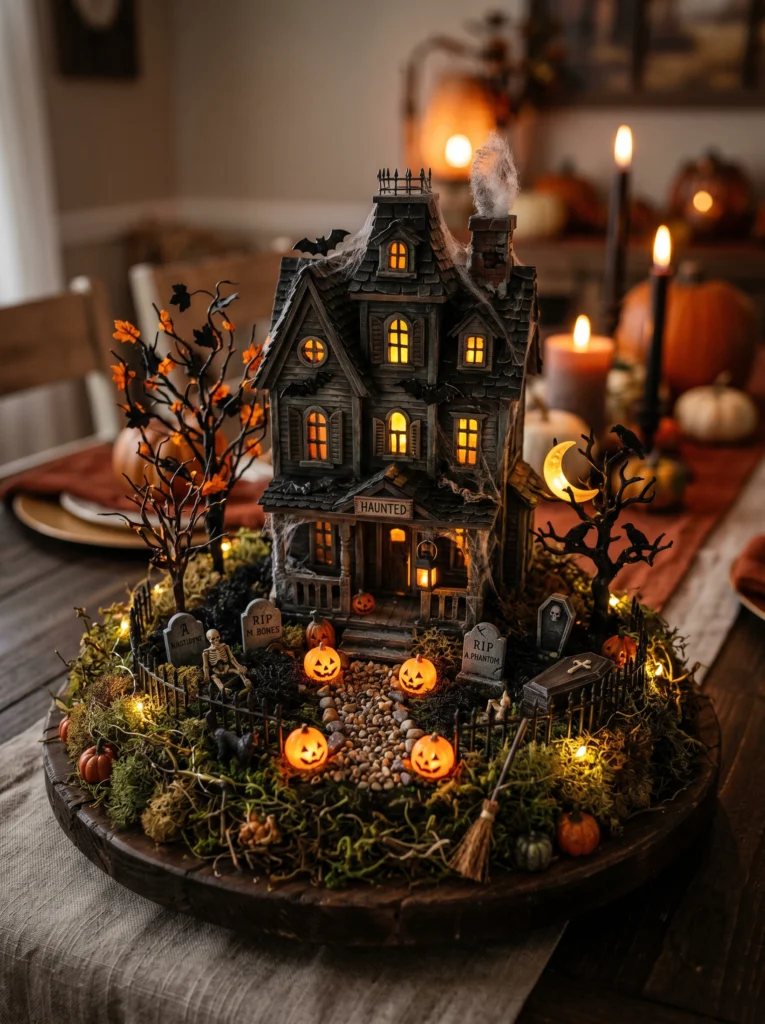  Mini Haunted House Scene