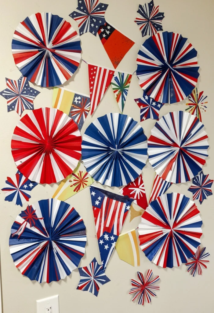 DIY Firework Wall Display