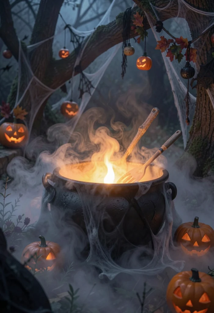 Foggy Cauldron Display