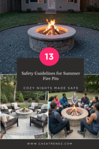 13 Safety Guidelines for Summer Fire Pits