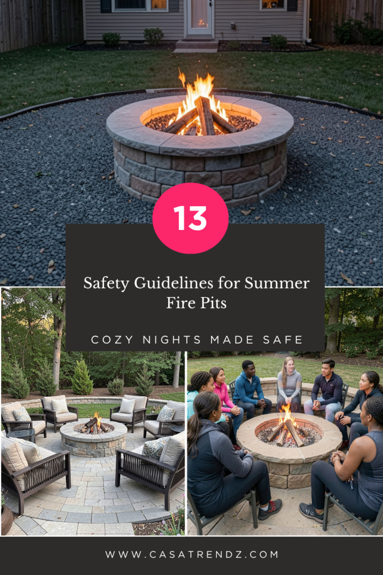 13 Safety Guidelines for Summer Fire Pits