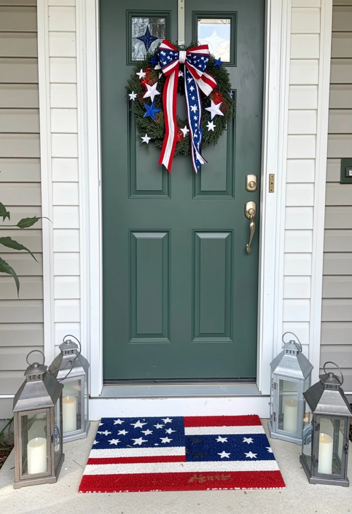 Patriotic Door Mat Design