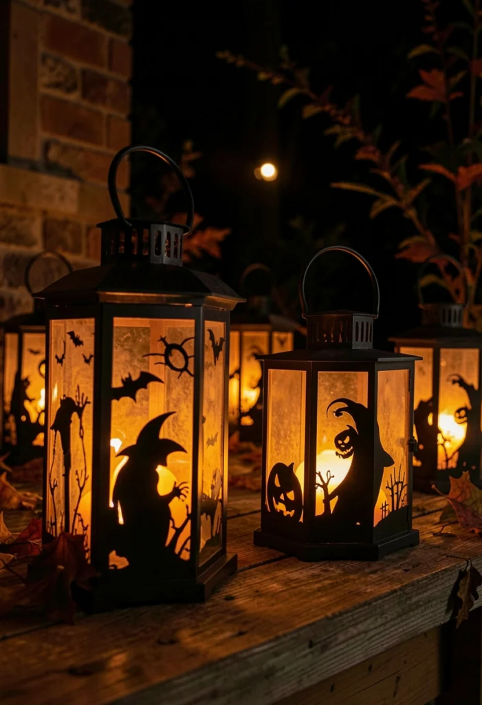 Lanterns with Spooky Scenes