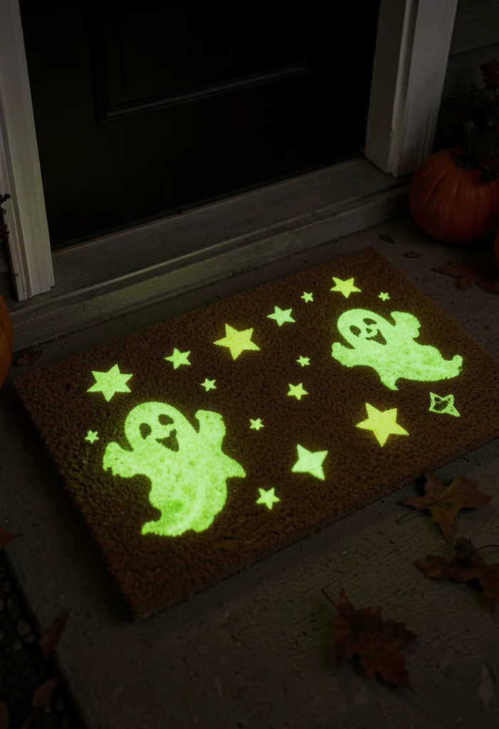 Glow-in-the-Dark Halloween Mat