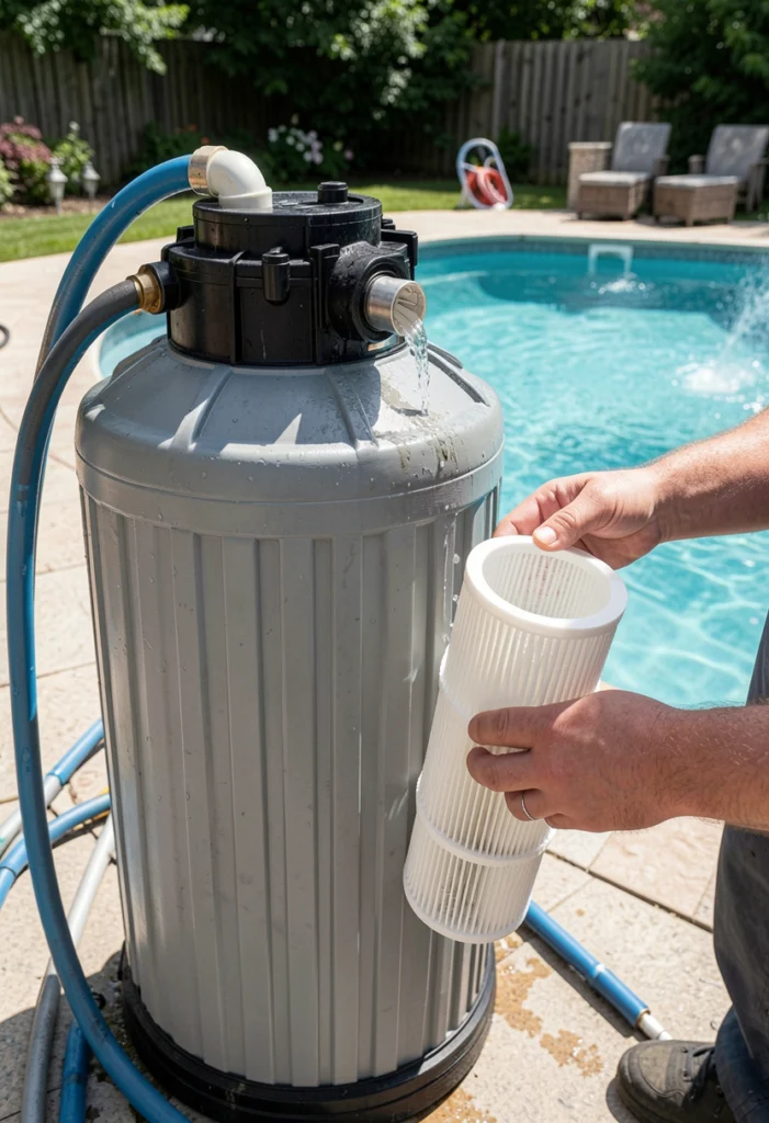 Clean the Pool Filter Regularly