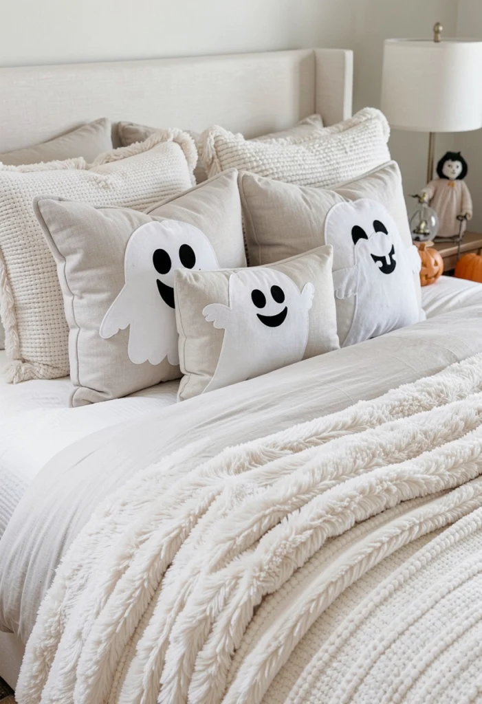 DIY Ghost Pillow Covers