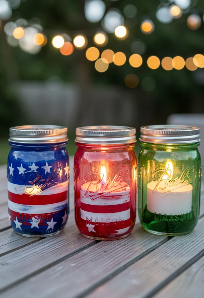Mason Jar Candle Holders