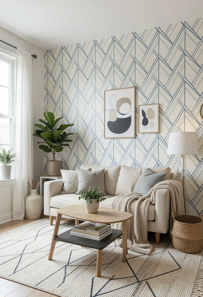 Use Peel-and-Stick Wallpaper