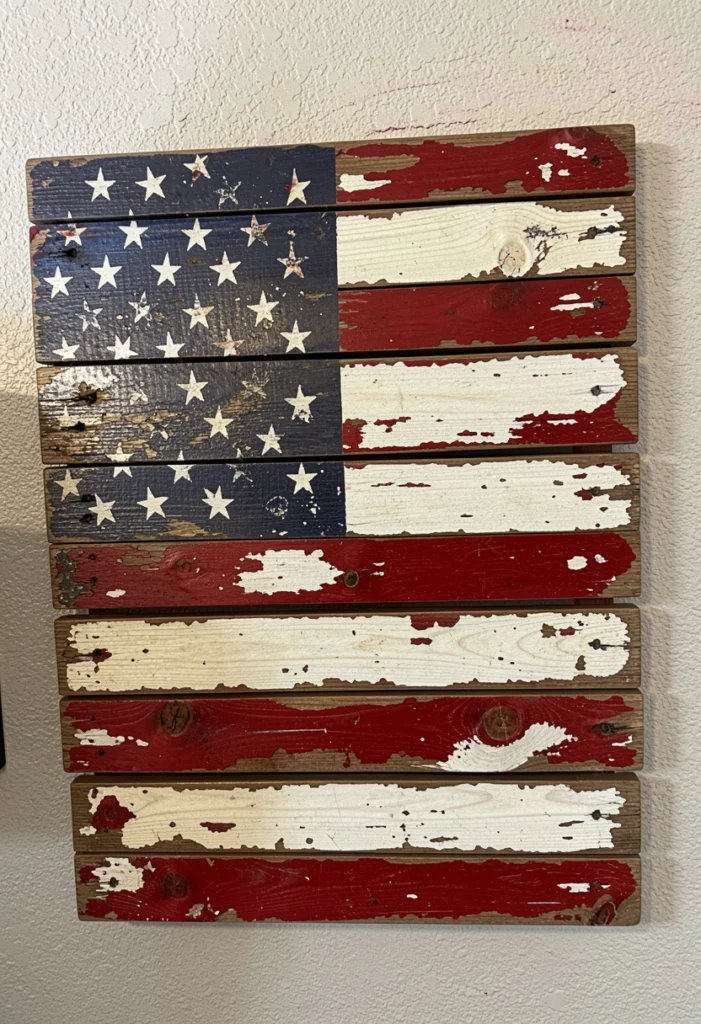  DIY Flag-Inspired Wall Art