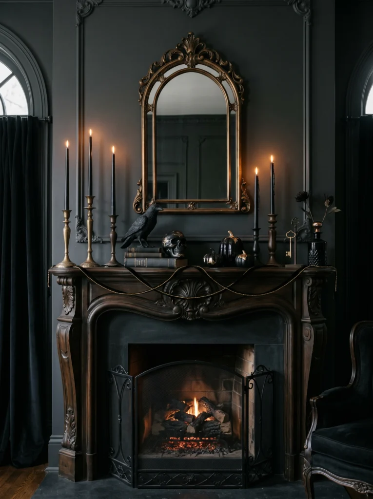  Gothic Black and Gold Elegance