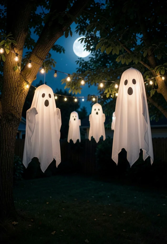 Hanging Ghost Decorations