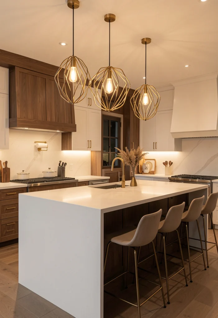 . Statement Lighting as a Focal Point