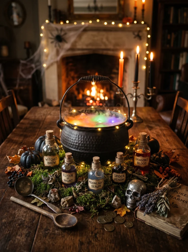 Witch Cauldron Display