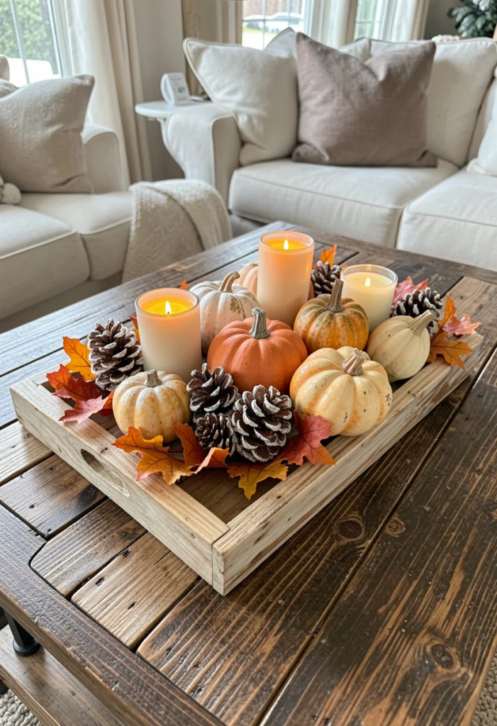 Fall-Themed Centerpieces