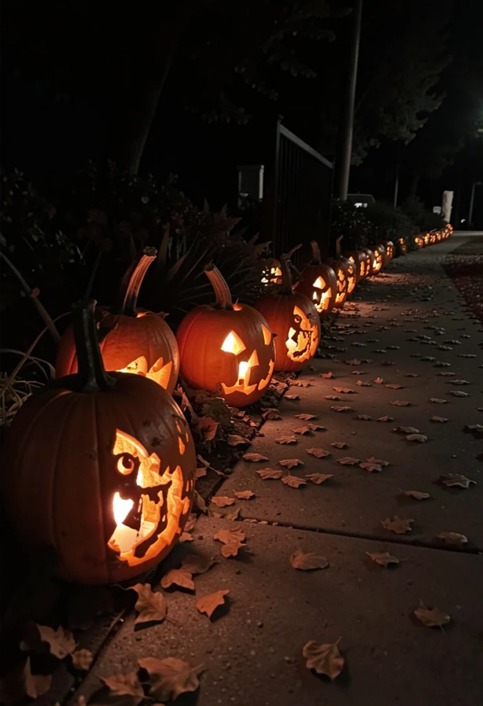 Pumpkin Pathway Lights