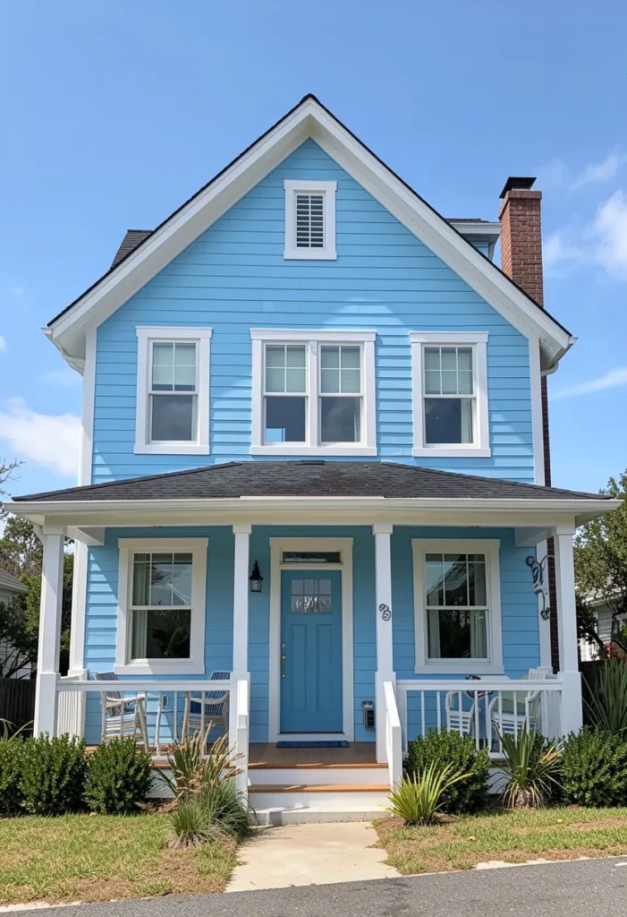 Sky Blue for a Coastal Vibe