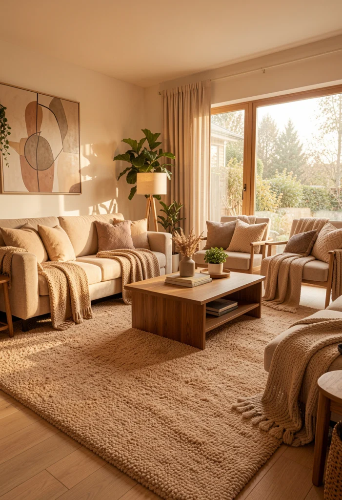 Add a Statement Area Rug