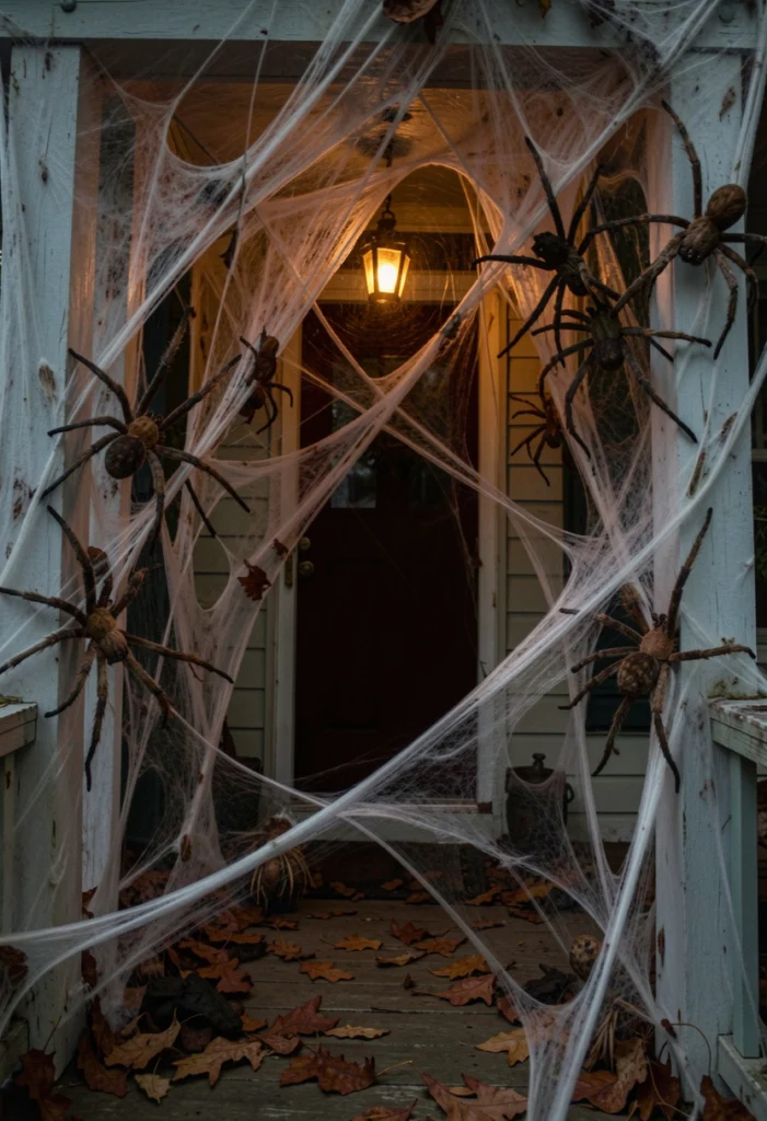 Creepy Spider Web Corner