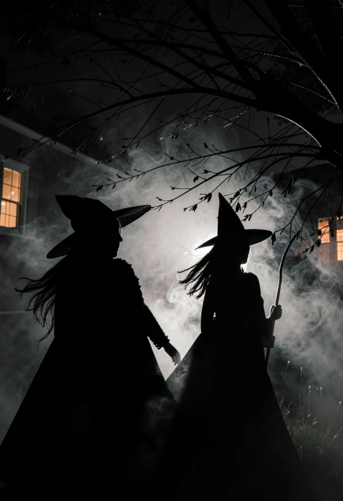 DIY Witch Silhouettes