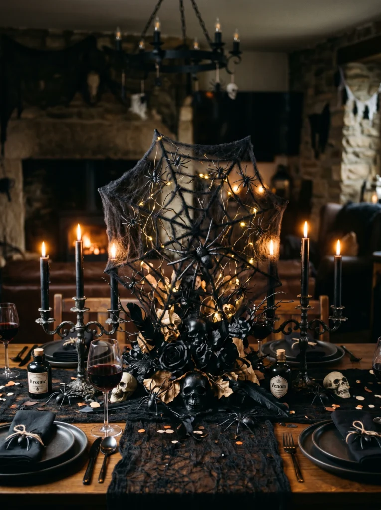 Spider Web Table Arrangement