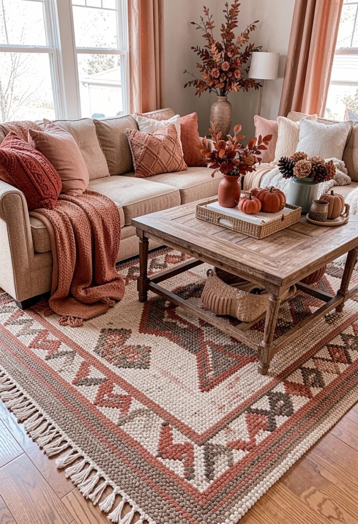 Add Cozy Area Rugs