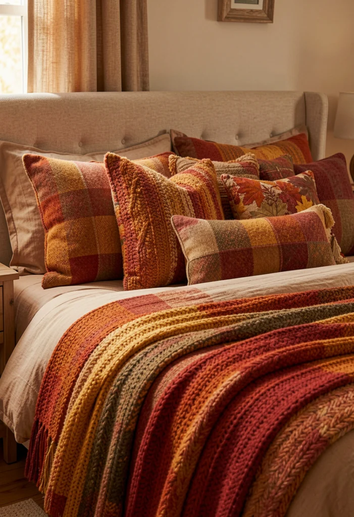 Add Cozy Throw Pillows