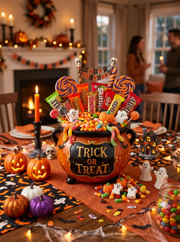 Candy Bowl Explosion Centerpiece