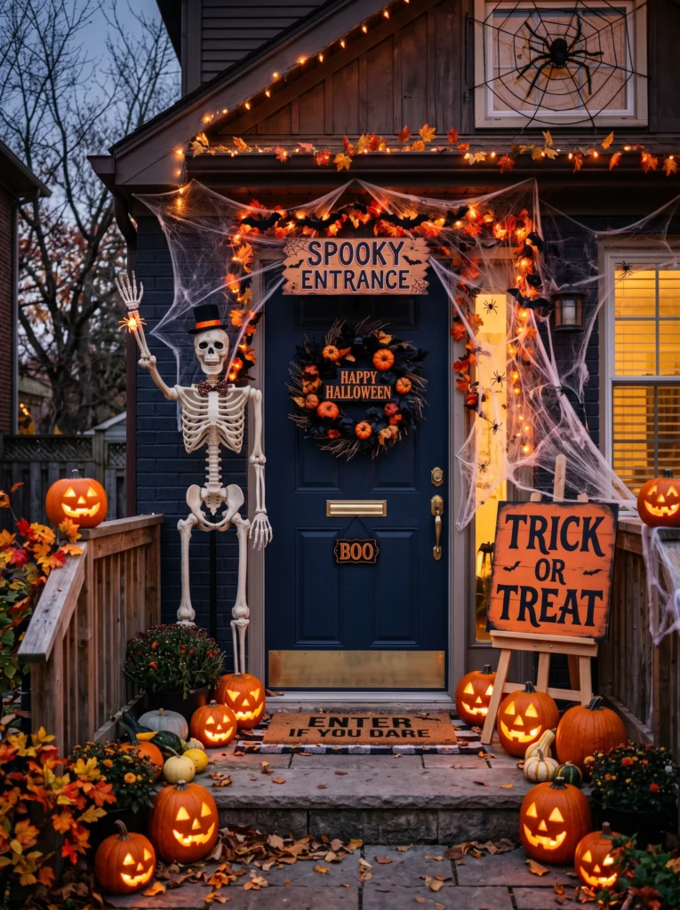  Skeleton Greeting Door